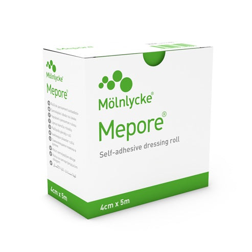 Molnlycke 331900 Mepore, 4cm x 5m, Non-sterile, 1 roll