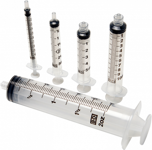 BD® Luer Slip Syringe Sterile, Single Use, 30 mL 56 ea/box 4 box/case 302833