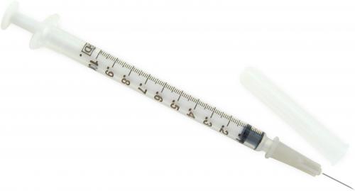 BD Syringe & Needle Tb 1cc 27 X 0.5in &&l/s 100/box 8 box/case 309623