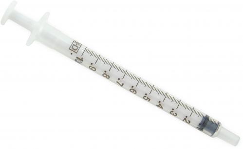 1 mL BD™ Slip Tip Syringe sterile, single use 200/bx 8 bx/case 309659