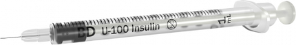 BD Syringe & Needle Insulin 1cc 31g X 6mm Ultra-fine Ii 100/box 5 Box/case 324921