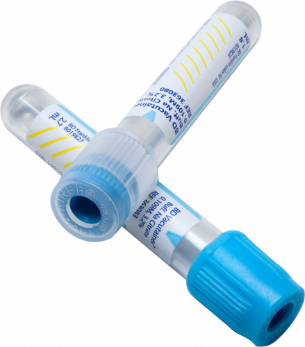 BD Tube Vacutainer Hemo+ Cit 13x75 2.7&& Ml L/blu*short Dt* Bx/100 P56