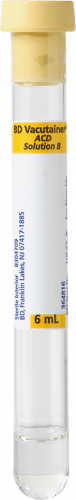 BD Tube Vacutainer 13 X 100mm 6ml Yellow Ca/10x100