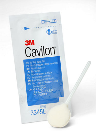 3M Cavilon™ Barrier Film, No Sting, Wand Applicator, 3mL, 25 each/box, 3345E.