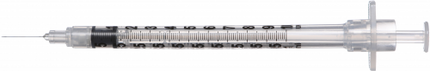 Sol-M Syringe & Needle Insulin W/fixed Needle 1cc 30g X 0.5in 100/box 10 Box/case 100081IM