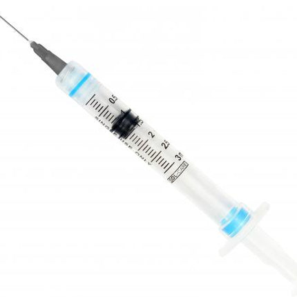 Sol-M Syringe & Needle 3cc 22g X 1in L/l Sol-care Safety Retract 100/box 8 Box/case 100085IM