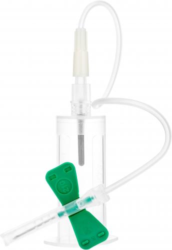 Sol-M Needle Hypo 21g X 3/4in X 7in Safety Blood Coll W/holder 25/box 8 Box/case 110201030004