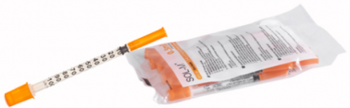 Sol-M Syringe & Needle Insulin 31GA X 5/16" 1.5mL Fixed Needle 100/box 10 Box/case 1653151B