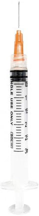 Sol-M Syringe & Needle Hypo 3cc 25g X 5/8in Exchangeable 100/box 8 box/case 1832558