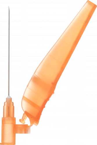 Sol-M Needle Hypo Safety 25g X 1.5in P81 100/box 8 box/case SN2515