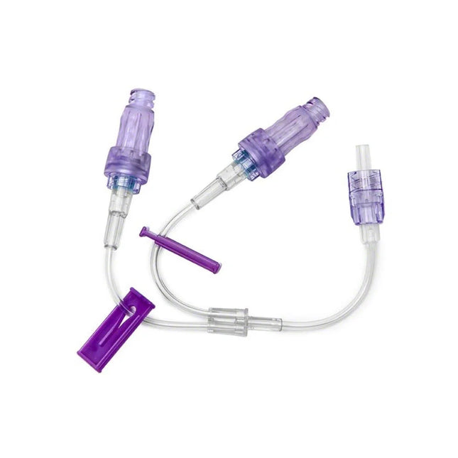 B. Braun Set Ext Caresit Lad 2 Purple Slide Clam 50 each/case 354250
