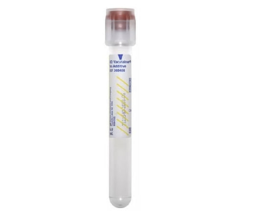 BD Tube Vacutainer Hemo 13x100mm 6ml No Additive 100/Box 10Box/Case 366408