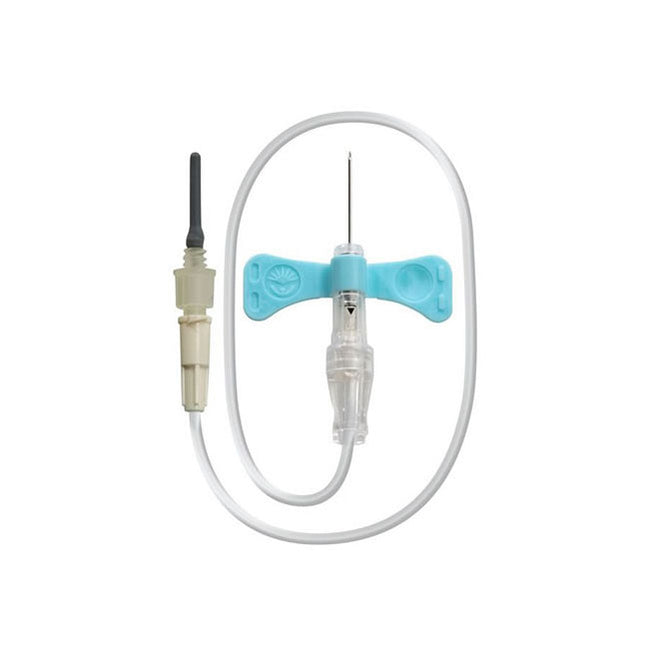 BD Vacutainer® Blood Collection Set, Push Button with Luer Adapter L12" Tubing, L0.75"x 23GA, Light Blue, 50 each/box, 367342