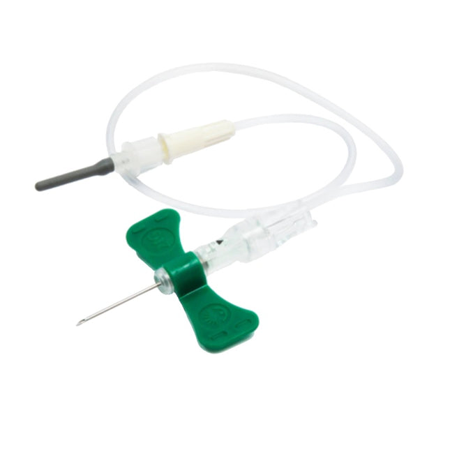 BD Vacutainer® UltraTouch™ Push Button Blood Collection Set, with L12" Tubing and Luer Adapter, L0.75" OD 21GA, 50 each/box, 367365