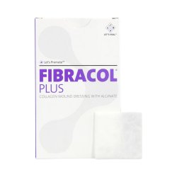 3M Health Care (now Solventum) Fibracol Plus® Collagen Wound Dressing with Alginate, W4" X L4 3/8" 1 pack/each, 12 each/box, 6 box/case 2982