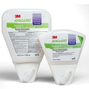 compare product 3M™ Avagard Surgical Hand Antiseptic with Moisturizers, Dispenser Bottle, 500 mL, 1 Each, 9200C
