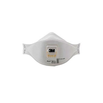 compare product 3M Health Care (Solventum) Aura™ Particulate Respirator, N95, Cool Flow™ Exhalation Valve, White, 10 each/box 9211 PLUS / 9211+
