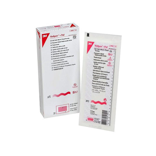 3M™ Medipore™ Soft Cloth Surgical Tape, 10cm x 25cm, Sterile 3571 - A Medi Supplies