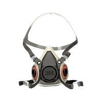 3M Respirator, 6000 Series, Half Facepiece, Small 1 each/box, 6100 - A Medi Supplies