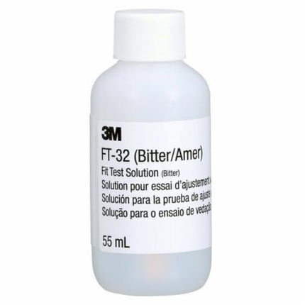 3M Test Solution for N95 Qualitative Fit Test Kits for Face Masks, Bitter Solution, Fit Test Solution, 1 Bottle, FT - 32 - A Medi Supplies
