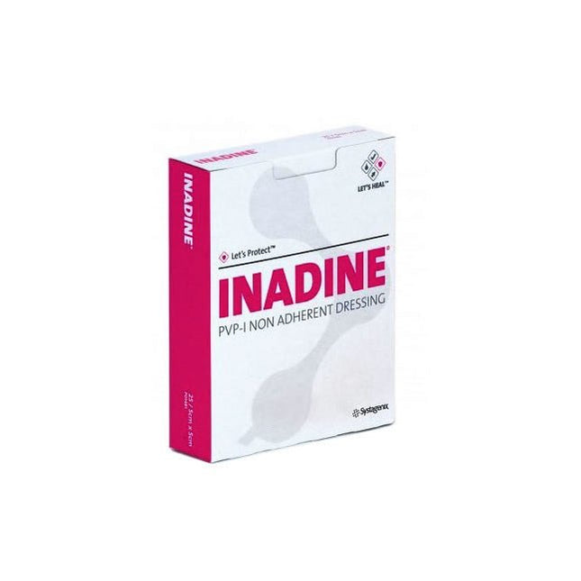 3M (Solventum) 3M™ Inadine™ (PVP - I) Non Adherent Dressing 9.5cmx9.5cm 25 each/box P01512 - A Medi Supplies