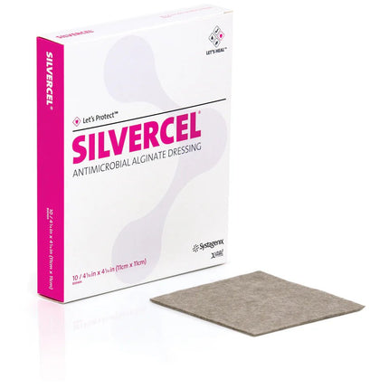 3M (Solventum) 3M™ Silvercel™ Hydro - Alginate Antimicrobial Dressing with Silver 11 x 11cm 10 each/box, 5 box/case CAD011 - A Medi Supplies