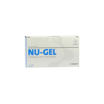 compare product 3M (Solventum) NU-GEL Hydrogel, with Alginate, 25gm 6 each/box, MNG425
