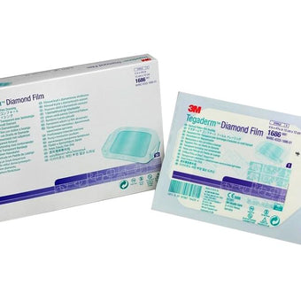 compare product 3M (Solventum) Tegaderm  Film Dressing, Diamond Pattern 100 each/box, 1684