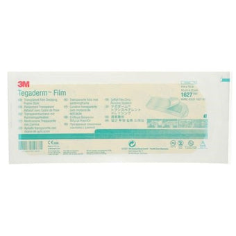 compare product 3M (Solventum) Tegaderm  Transparent Film Dressings, 10cm X 25cm 20 Each/box  1627