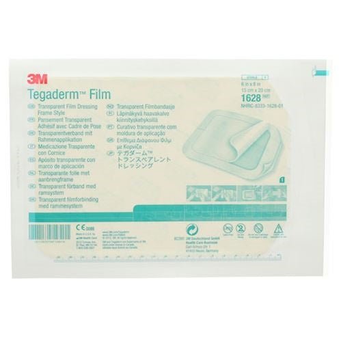 3M (Solventum) Tegaderm Transparent Film Dressings, 15cm X 20cm, Sterile 10 Each/box 1628 - A Medi Supplies