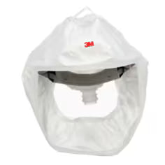 3M™ Versaflo™ Headcover with Integrated Head Suspension, white, medium/large, 5/case S-133L-5