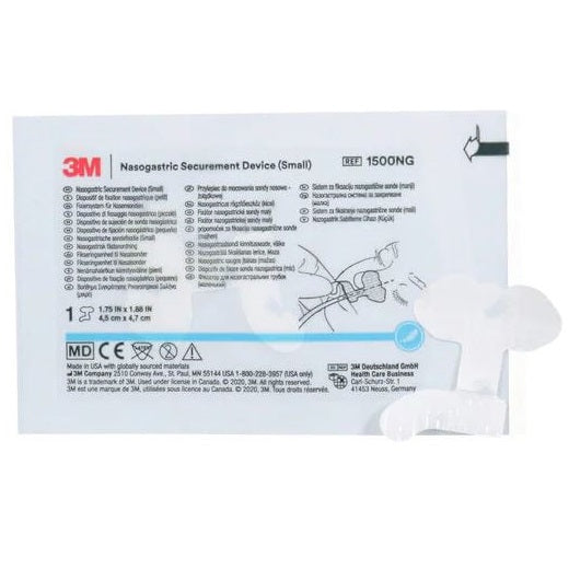 3M (Solventum) Nasogastric Securement Device, 1500NG, Small 50 each/box, 4 box/case 1500NG