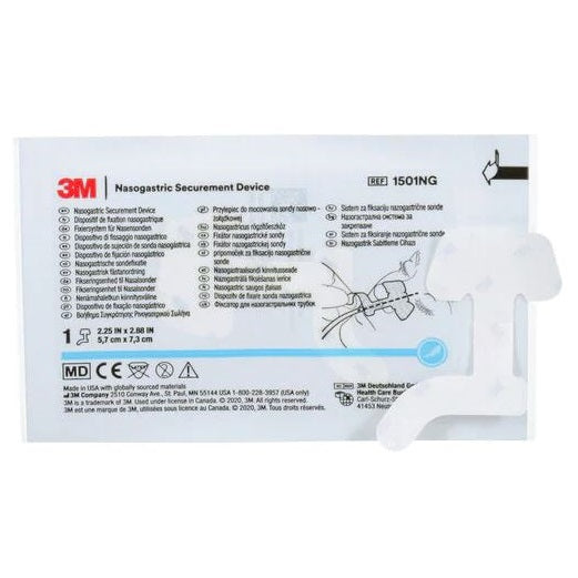 3M (Solventum) Nasogastric Securement Device, 1501ng, Large 50 Each/box, 4 Box/case 1501ng