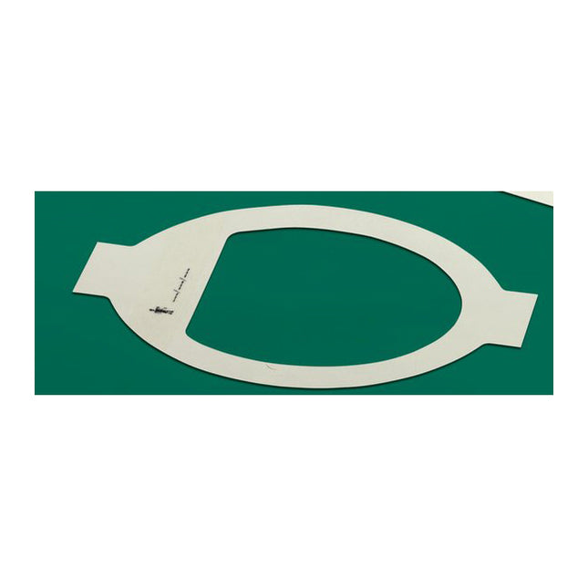 3M (Solventum) 3M Tegaderm Transparent Film Dressing with Border, with Label, Oval, 10cm x 11.5cm 50 each/box, 4 box/case 1630
