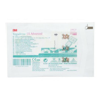 3M Health Care (now Solventum) Tegaderm I.V. Advanced Securement Dressing  100 each/box, 4 box/case 	 1680