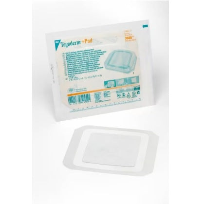 3M (Solventum) Tegaderm + Pad Film Dressing with Non-Adherent Pad , 15cm x 15cm  25 each/box, 4 box/case  3588