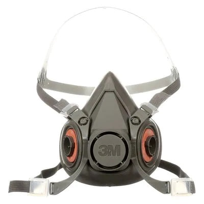 3M Respirator, 6000 Series, Half Facepiece, Large 1 each/box, 24 box/case 6300