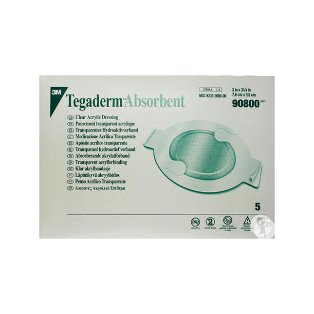 3M (Solventum) Tegaderm™ Acrylic Dressing, Clear 5 each/box, 4 box/case 90805