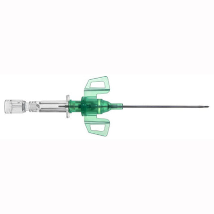 B. Braun Introcan Safety® 3 IV Catheter, Winged, Polyurethane, L1.25" OD 18GA Green, 50 each/box, 4251131-02