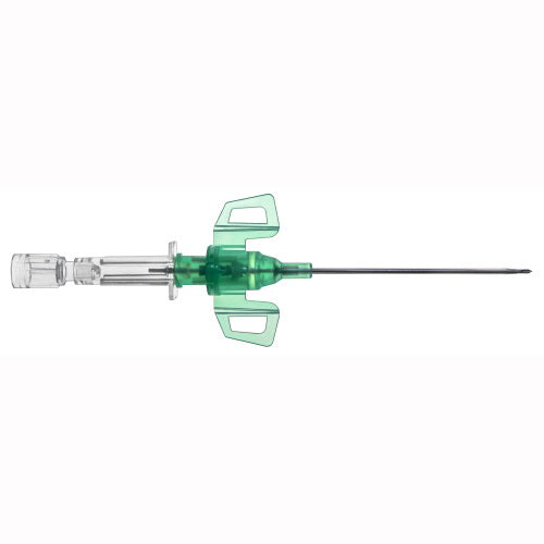 B. Braun Introcan Safety® 3 IV Catheter, Winged, Polyurethane, L1.25" OD 18GA Green, 50 each/box, 4251131-02