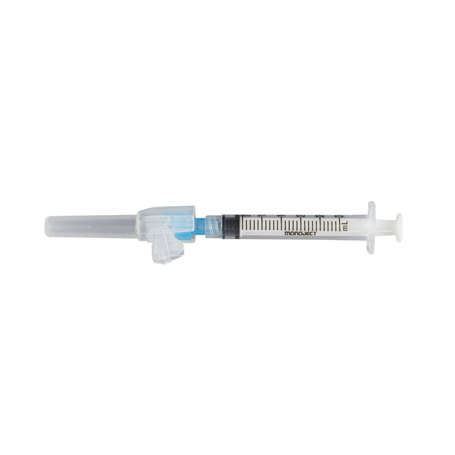 Magellan Syringe & Needle 3cc 23g X 1in Safety Magellan 50/box 8 box/case 8881833310
