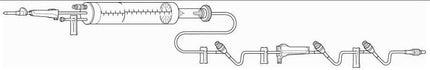 Baxter Buretrol® IV Solution Set, L115" 48 each/case 2C8862