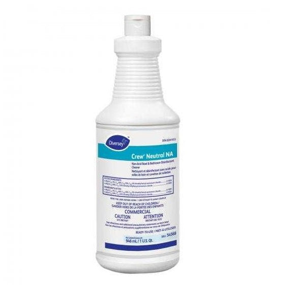 Diversey Care Crew® Neutral NA Non-Acid Bowl & Bathroom Disinfectant Cleaner, 946ML 12EA/CA, 54568