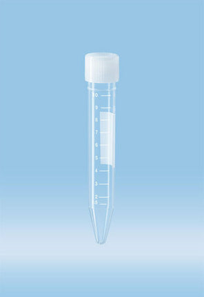 Tube Centrifuge 10ml Conical Base Pp W/screw Cap Ca/1000 62.9924.293
