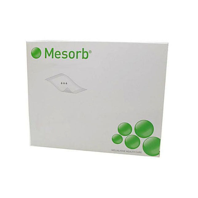 Molnlycke Health Care Mesorb® Absorbent Dressing, 10cm x 20cm Wound Pad, 10cm x 23cm  50 each/box, 6 box/case  677401