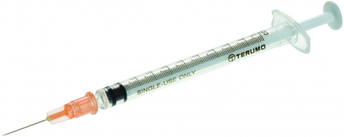 Terumo Syringe & Needle Tb 1cc 25 X 5/8in 100/box 10 Box/case SS01T2516