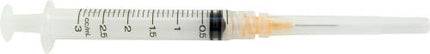 Terumo Syringe & Needle Hypo 3cc 25x5/8in L/L Tw 100/box 10 Box/case SS03L2516