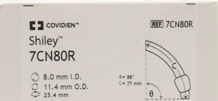 Medtronic SHILEY™ Flexible Tracheostomy Tube with TaperGuard™ Cuff with Reusable Inner Cannula, 8.0MM 1 each/box 7CN80R