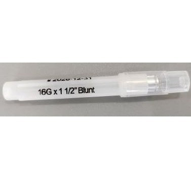 Cardinal Health Monoject™ Blunt Cannula, Rigid Pack, 16 G x 1-1/2" 25 each/box, 4 box/case 8881202322