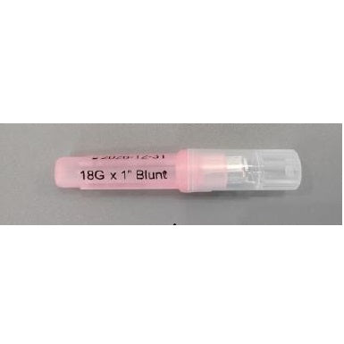 Cardinal Health Monoject™ Blunt Cannula, Rigid Pack, 18 G x 1" 25 each/box, 4 box/case 8881202348